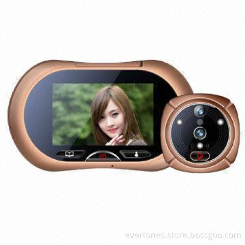 Big LCD Screen Digital Door Peephole Viewer with 130 Degrees Viewing Angle, Digital Door Peephole